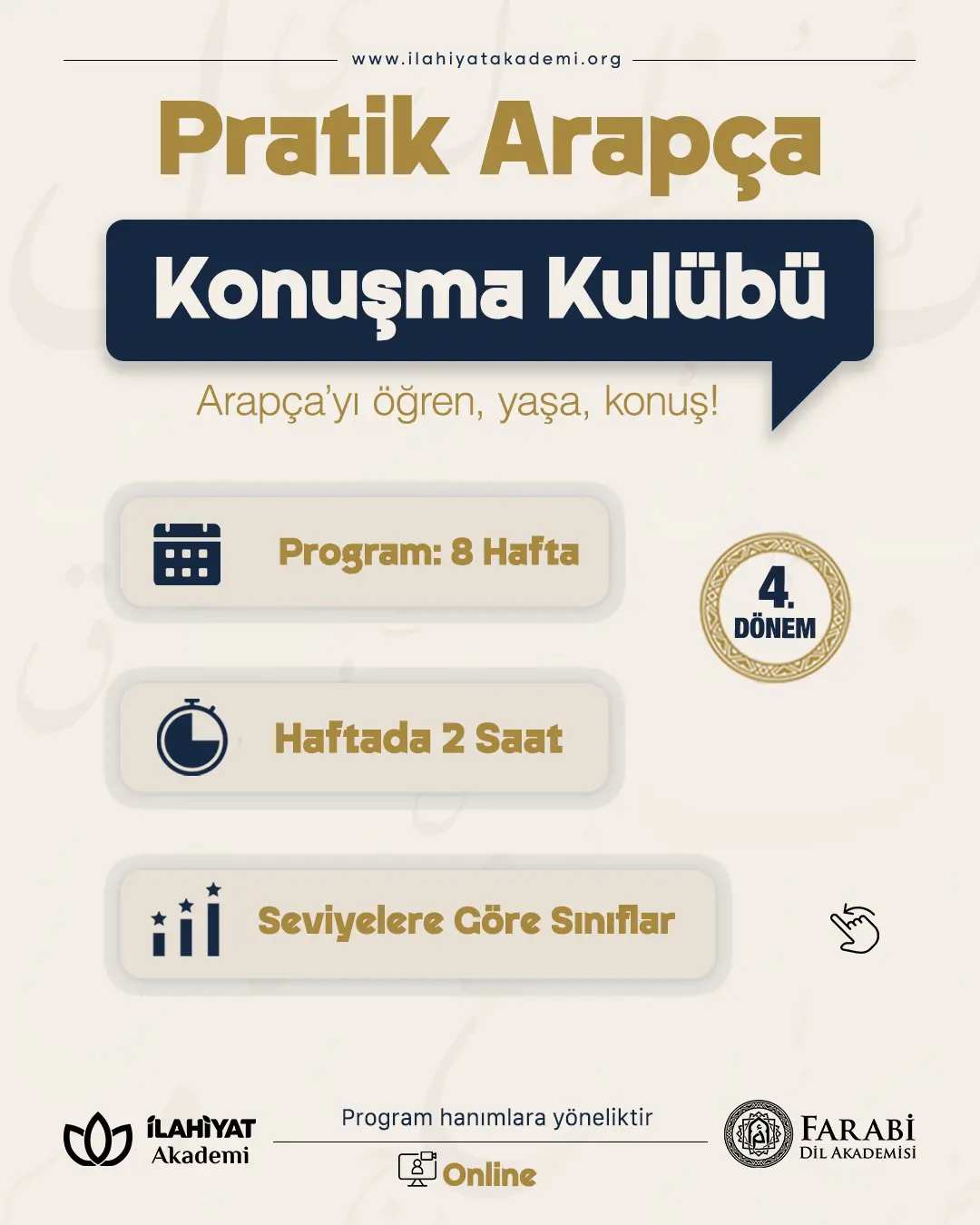 Pratik Arapça Konuşma Kulübü- 4